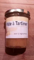 Pâte à tartiner à l'huile d'olive (14%) aux 3 agrumes