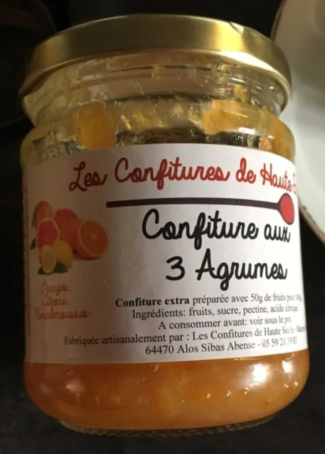 Confiture aux 3 agrumes