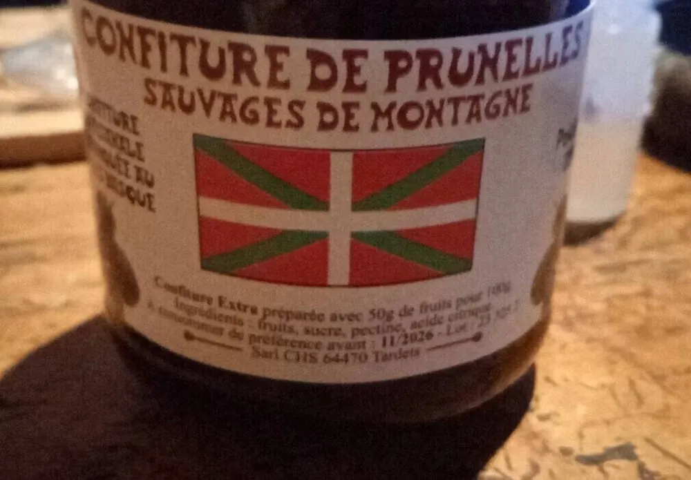 Confiture de prunelles de montagne