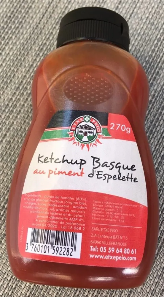 Ketchup basque au piment d'espelette