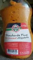 Moutarde fine au piment d'Espelette