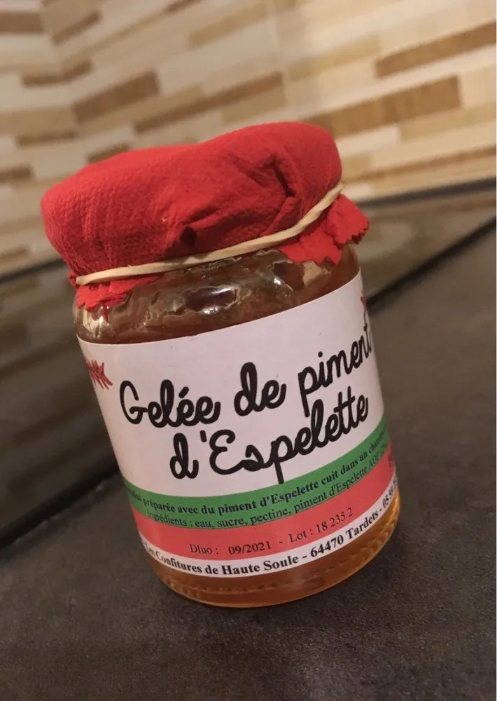 Gelée de piment d'espelette