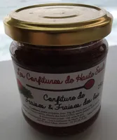 Confiture de fraise et fraise des bois