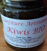 Confiture artisanale kiwis bio