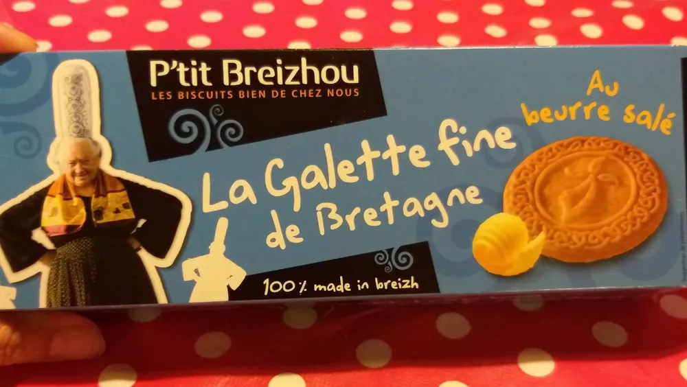 La galette fine de Bretagne au beurre salé