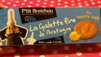 La galette fine de Bretagne au beurre salé