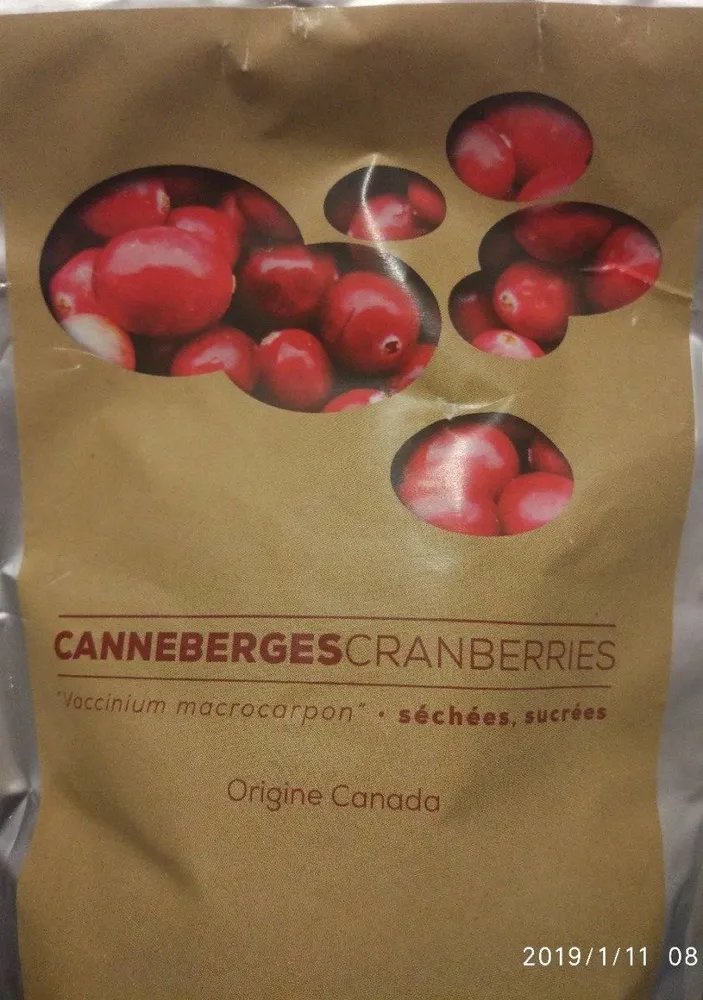 Canneberges séchées sucrées 200 g