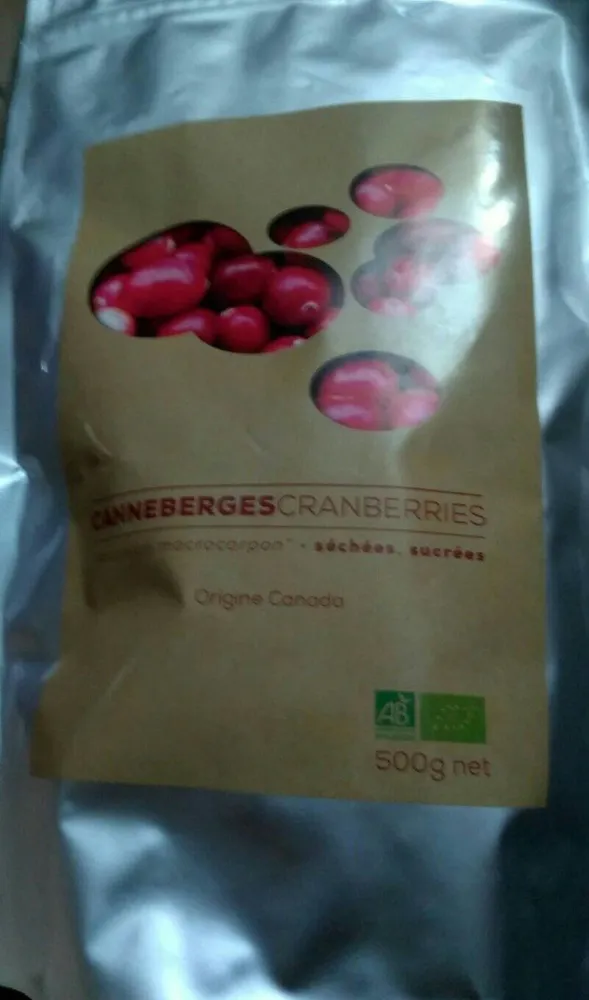 Canneberges Sechees sucrées
