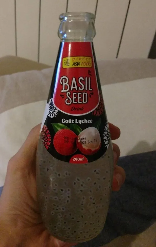 Basil seed Drink goût lychee