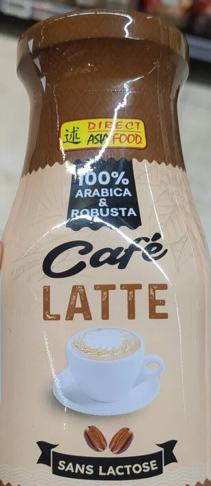 Café latte sans lactose