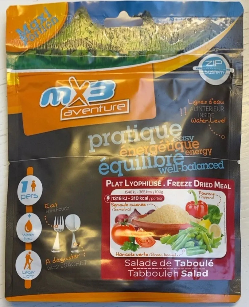 Salade de taboulet - Plat lyophilisé