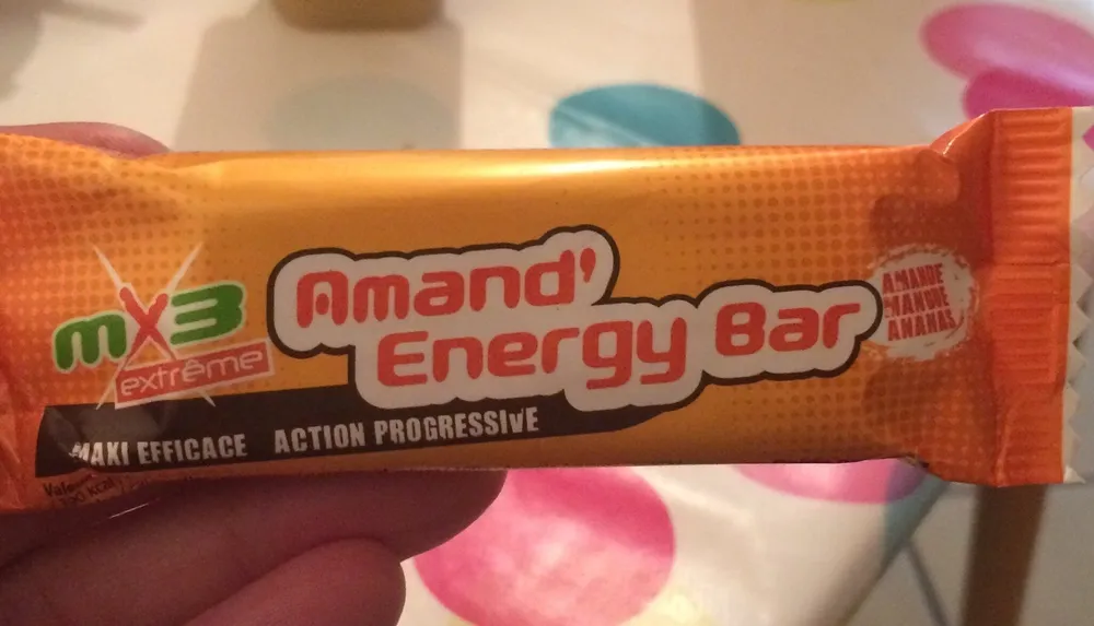 Barre Energetique Amande Mangue Ananas MX3 Extrême