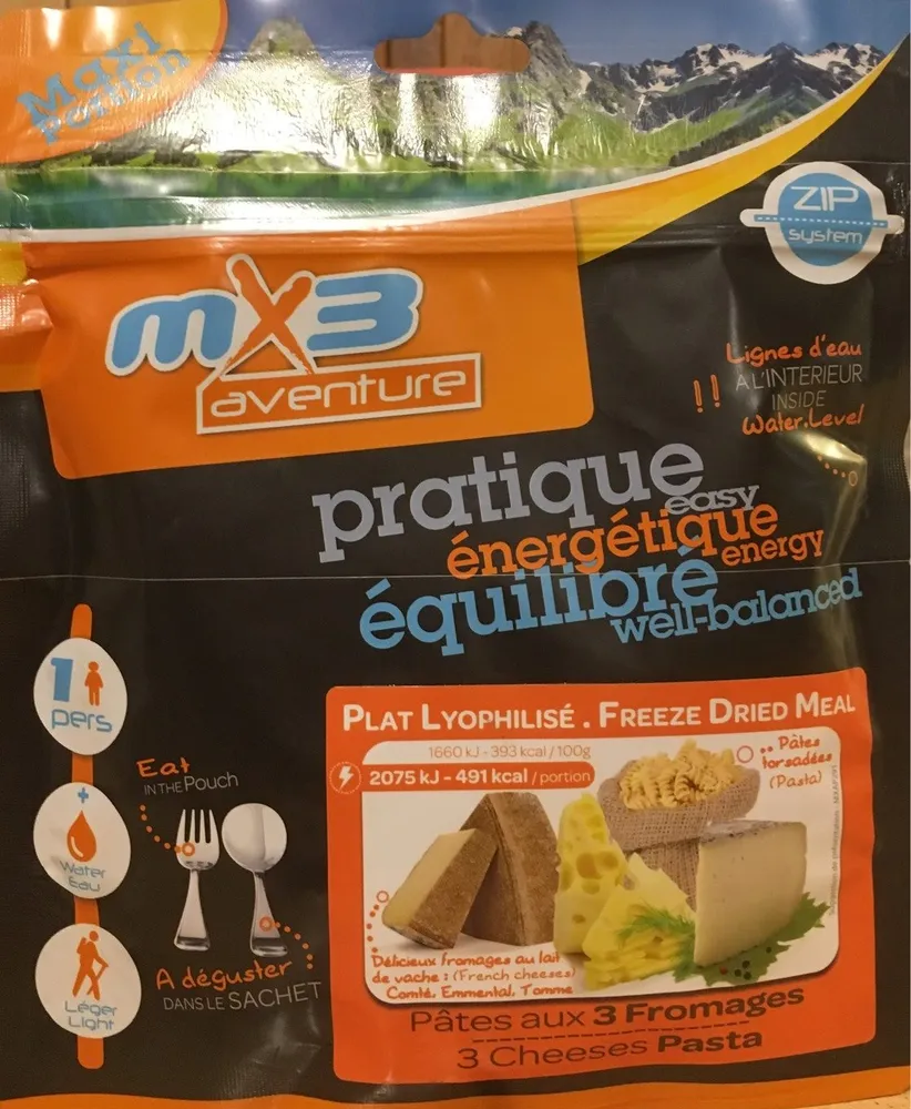 Pâtes aux 3 frômages