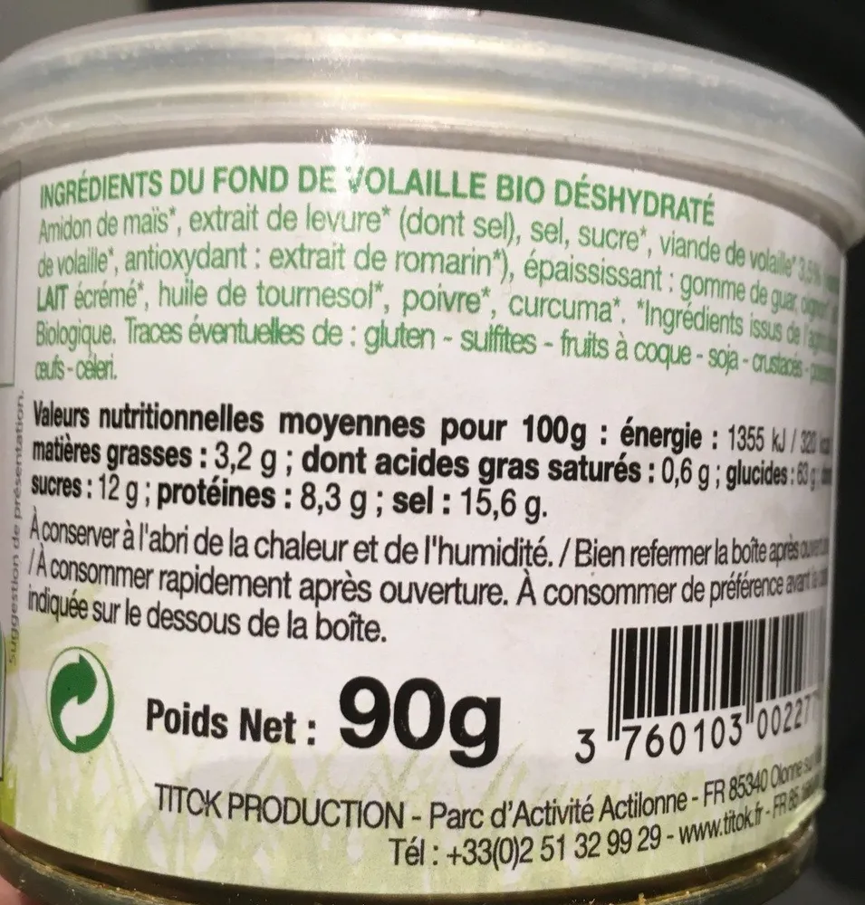 Fond de volaille