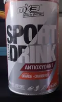 Sport drink energy antioxydant saveur orange cranberry