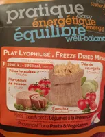 Plat lyophilisée pâtes thon & petits légumes
