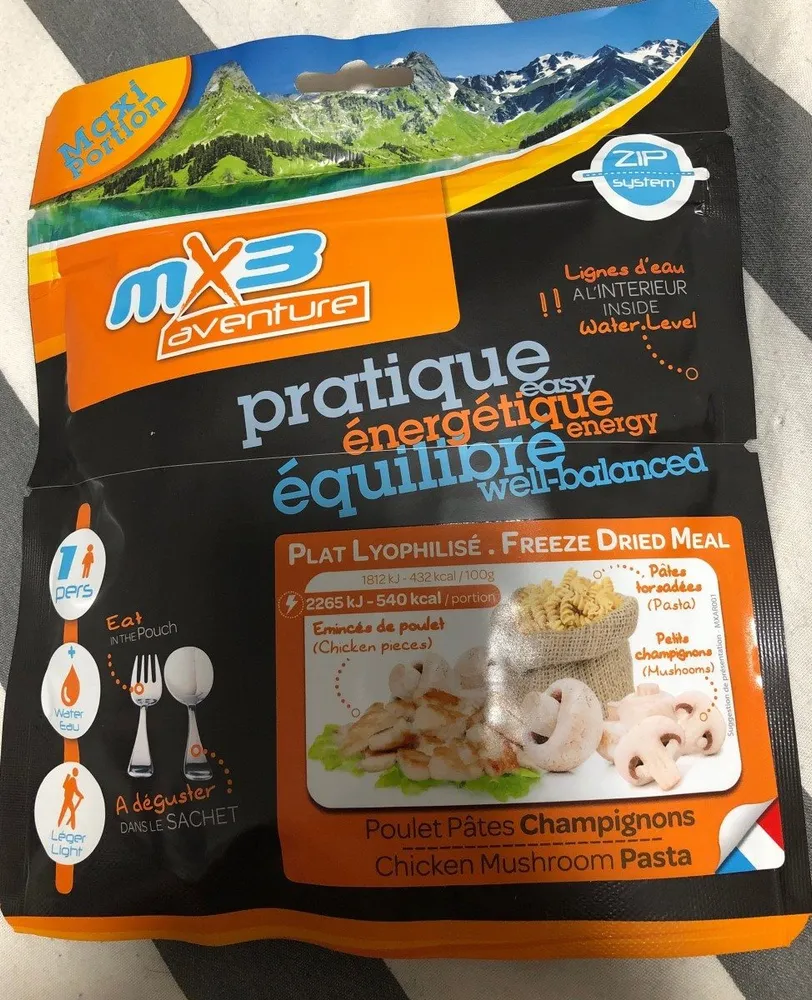Poulet pâtes champignons