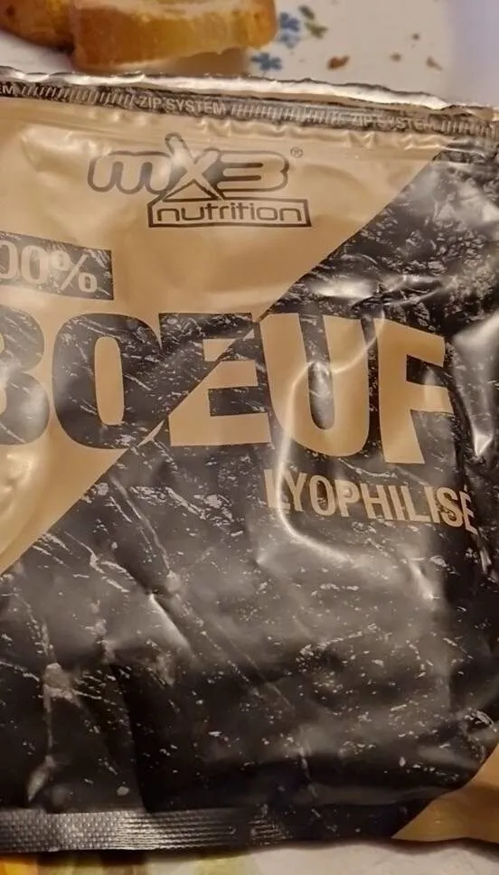 Bœuf lyophilisé