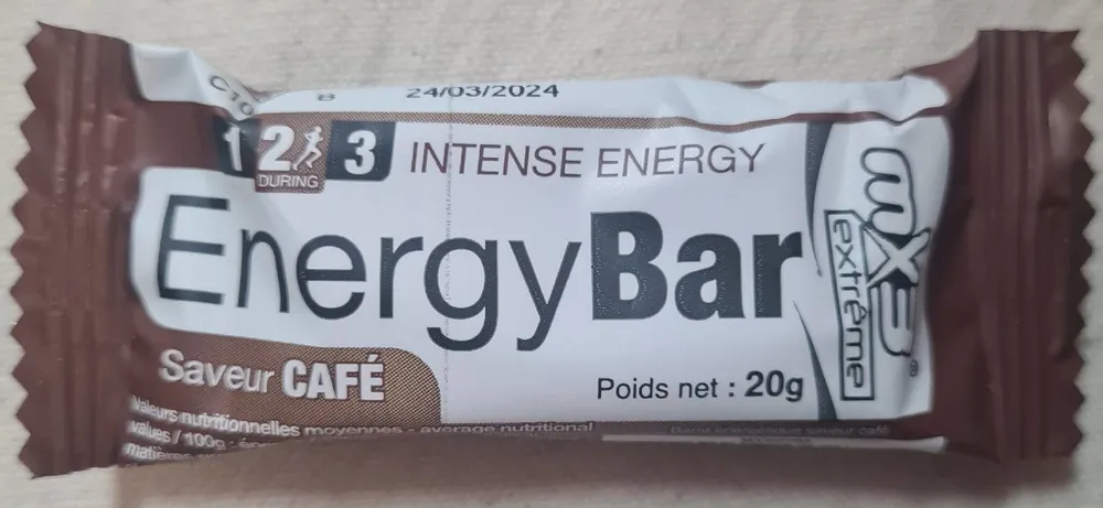 EnergyBar saveur café