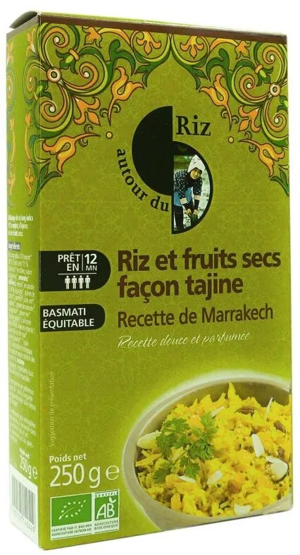 Riz et fruits secs façon tajine