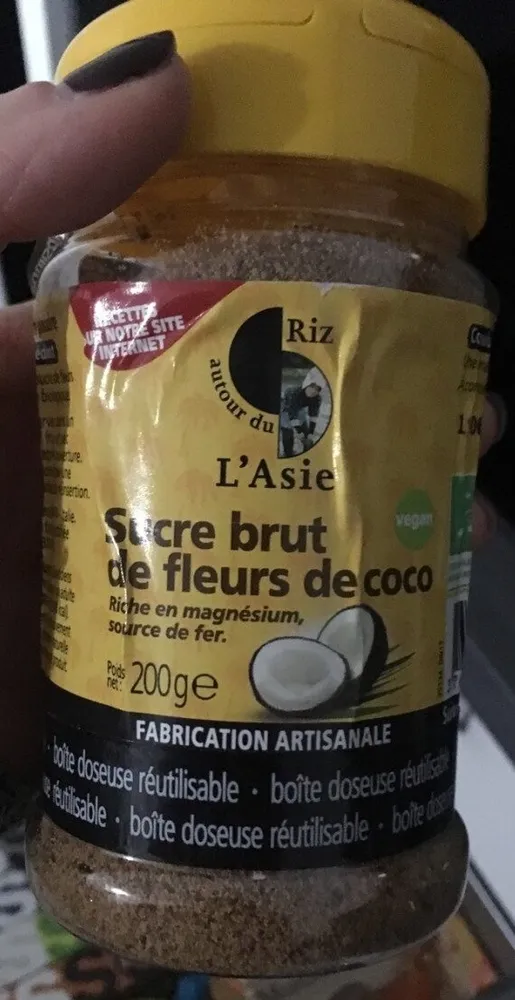 Sucre brut de fleurs de coco