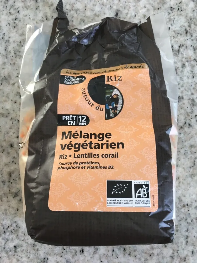 Mélange Végétarien Riz & Lentilles Corail
