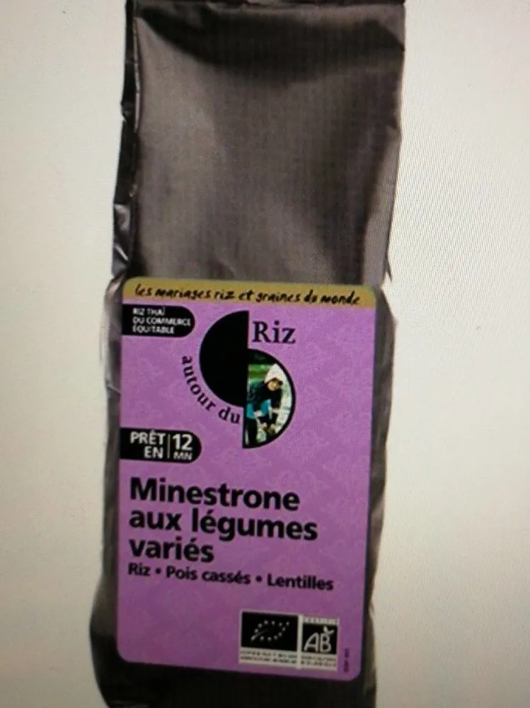 Minestrone de Riz Thaï et Pois Cassés