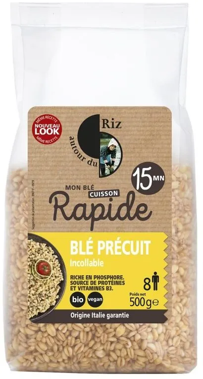 Blé précuit incollable
