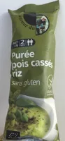 Purée pois cassés riz sans gluten