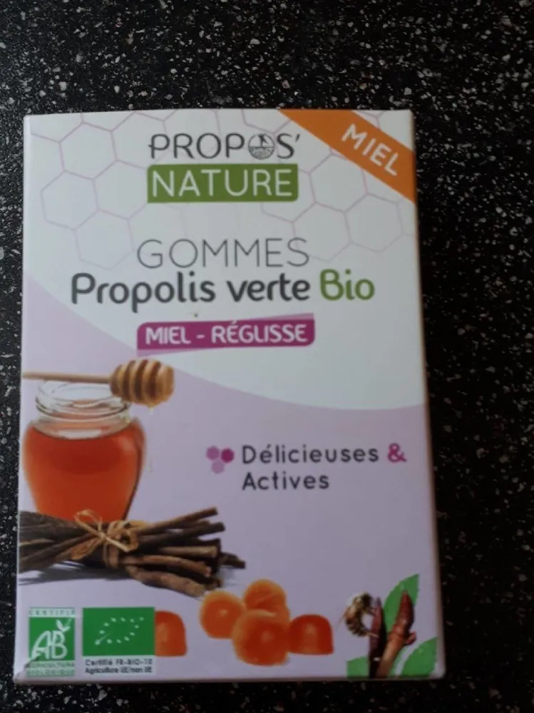Propos Nature Gommes De Propolis Miel Réglisse ?