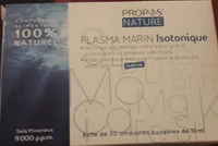 Plasma marin isotonique