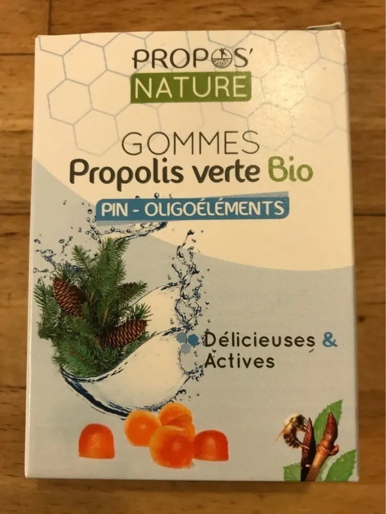 Gommes Propolis Verte Bio Et Oligoelements - 45 GR