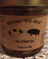 Terrine cul noir au chorizo