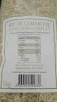 Riz de Camargue long semi complet
