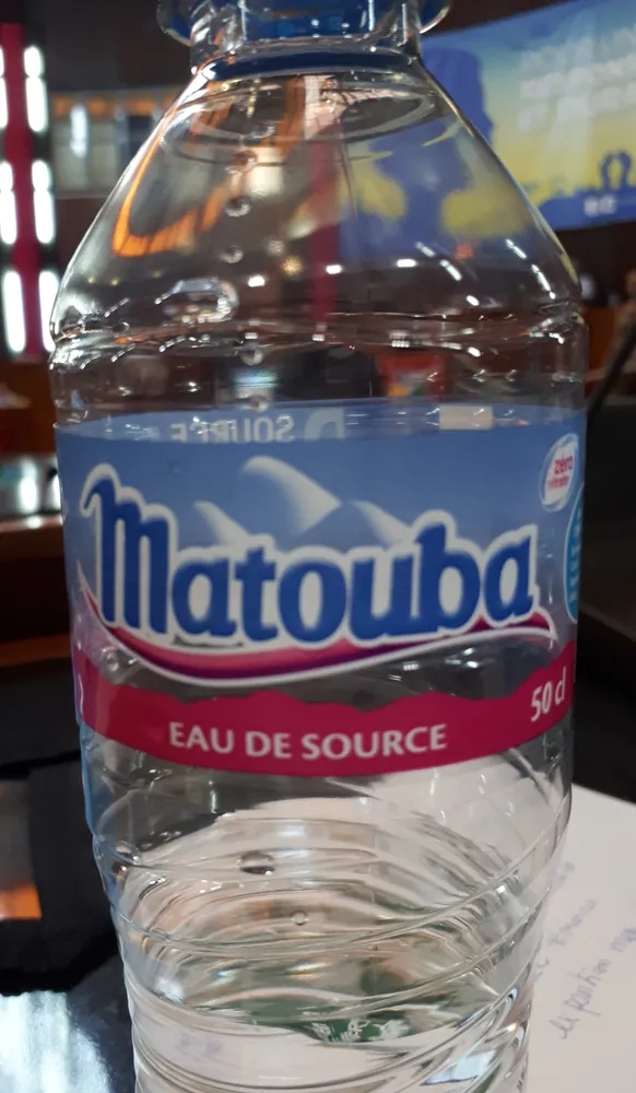Bouteille d'eau matouba
