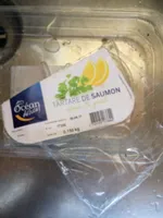 Tartare saumon citron/persil, transformé en France, barquette de
