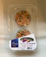 Tartare de saumon courgette & échalote