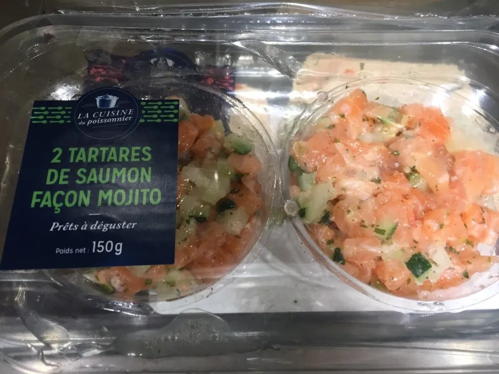 Tartare de saumon façon Mojito