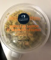 Taboulé au saumon et ses petits légumes