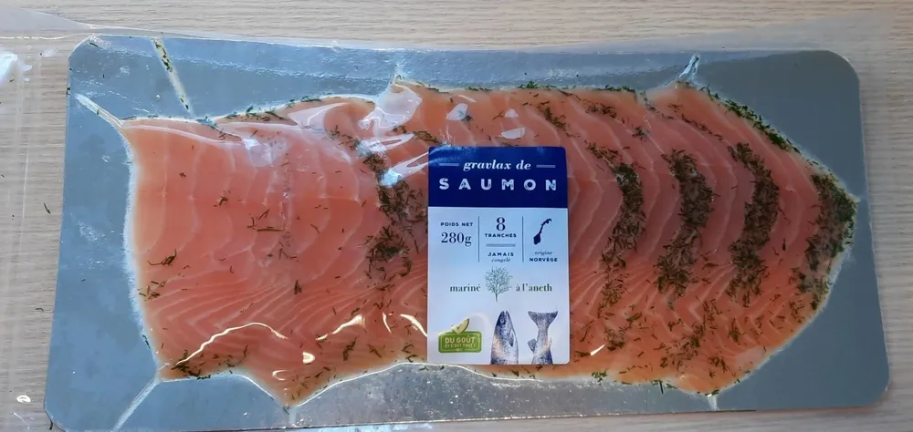 Saumon gravlax