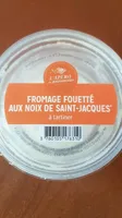 Fromage fouetté aux noix de saint jacques