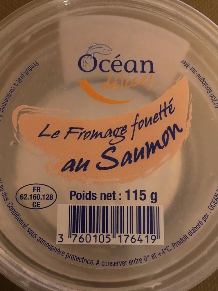 Le fromage fouetté au saumon