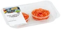 Tartare de saumon Atlantique.