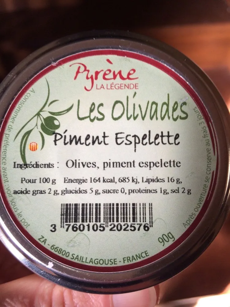 Les olivades Piment Espelette