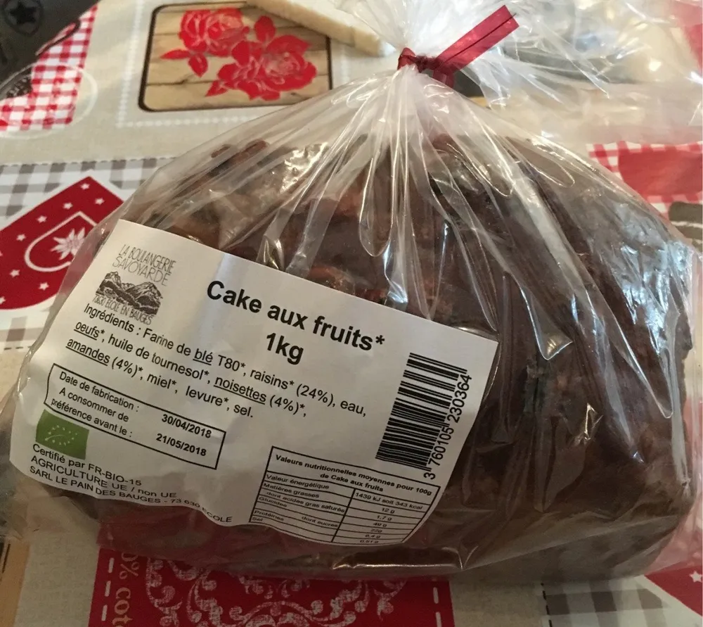 Cake aux fruits
