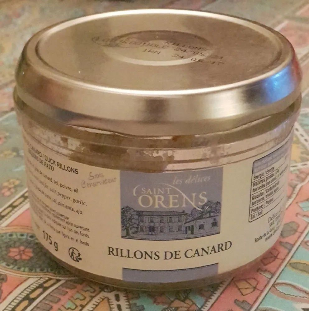 Rillons de canard