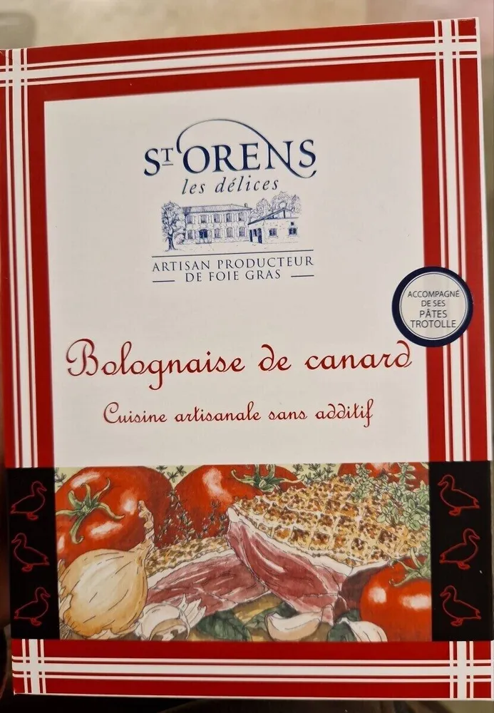 Bolognaise de canard et pâtes