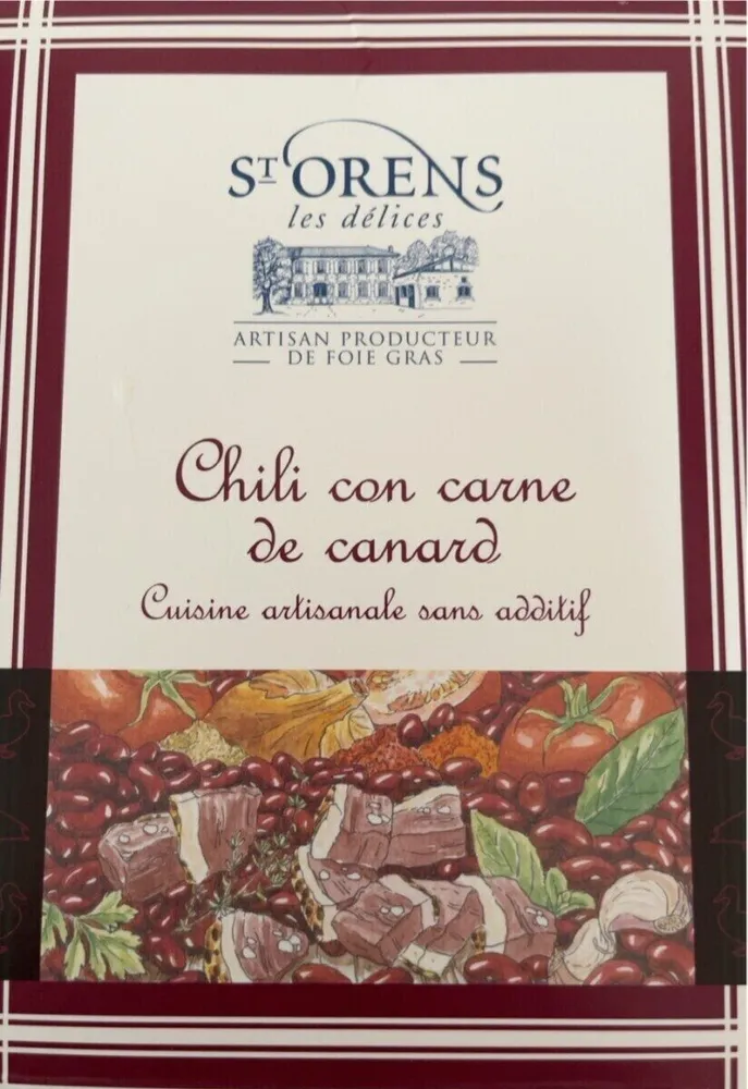 Chili con carne de canard