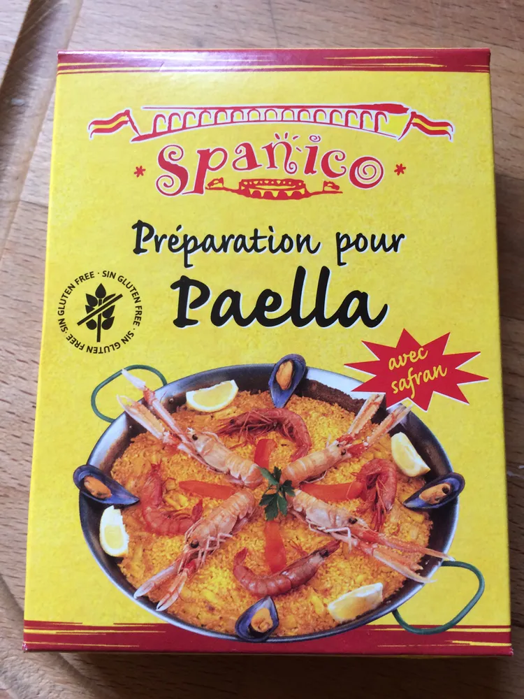 Assaisonnement pour Paëlla SPANICO, 3 sachets, paquet de