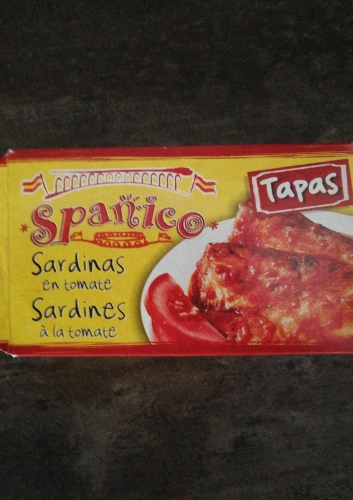 Sardines en tomate tapas